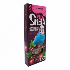 Зерновые палочки для птиц "Snax Plus" с вишней 3 шт (90г)